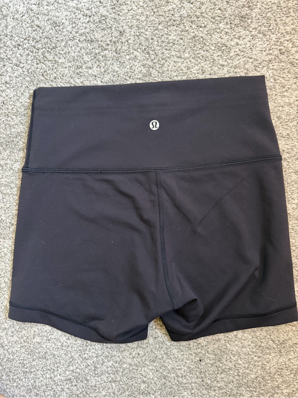 lululemon athletica Black High-Waist Bike Shorts